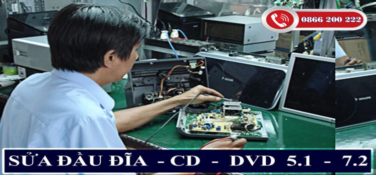 Sửa Chữa Đầu Đĩa CD VCD DVD SVCD 5.1 7.2 Tại Nhà Hà Nội