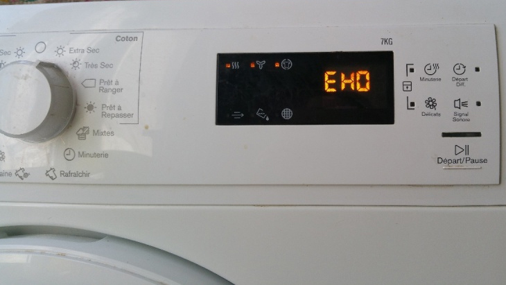 Lỗi EHO Máy Giặt EH0 Máy Sấy Electrolux Cách Sửa Chữa