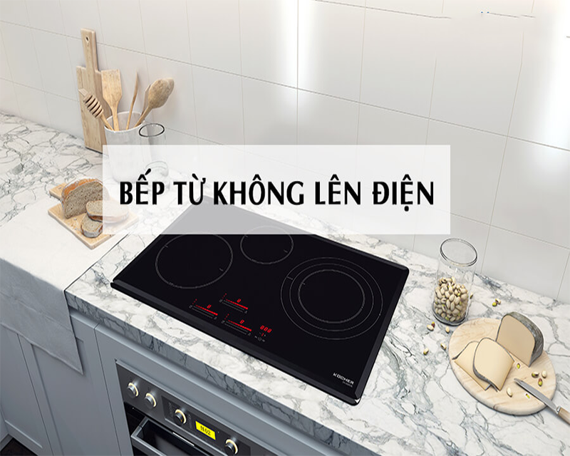 Bếp từ không lên điện