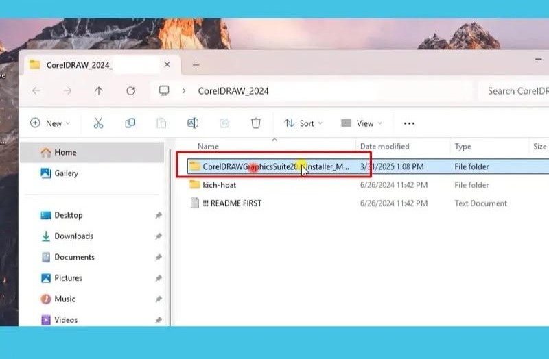 Truy cập vào thư mục cài đặt như hướng dẫn